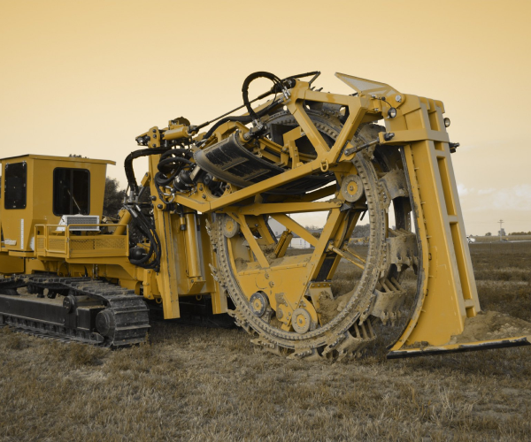 Civil and commercial Pipelines Trenching Machine