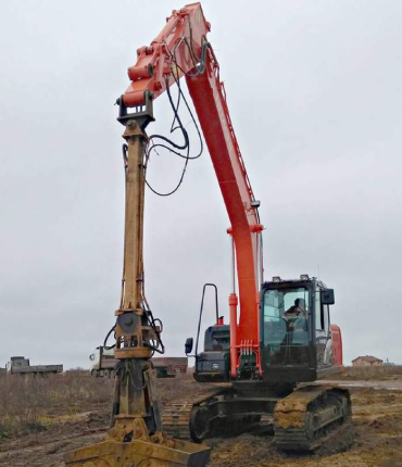 HX26D PILE DRIVER FOR HIGHWAY GUARDRAIL CONSTRUCTION