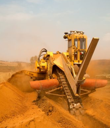 Civil and commercial Pipelines Trenching Machine